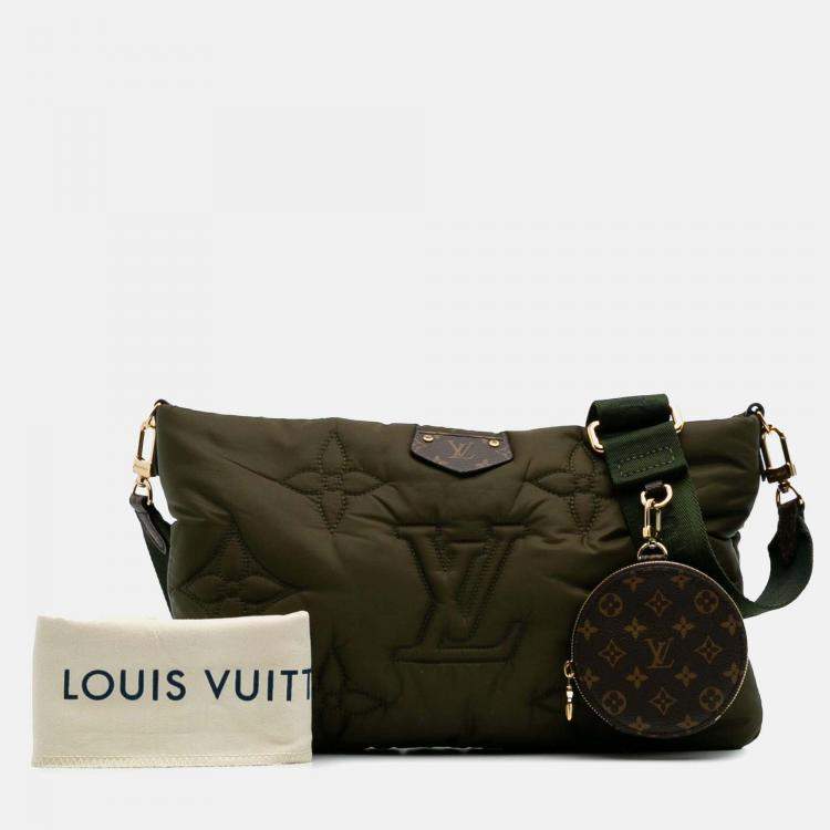 Pre Owned Louis Vuitton Green Monogram Pillow Econyl Multi Pochette Accessoires