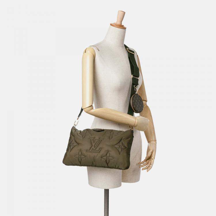 Pre Owned Louis Vuitton Green Monogram Pillow Econyl Multi Pochette Accessoires