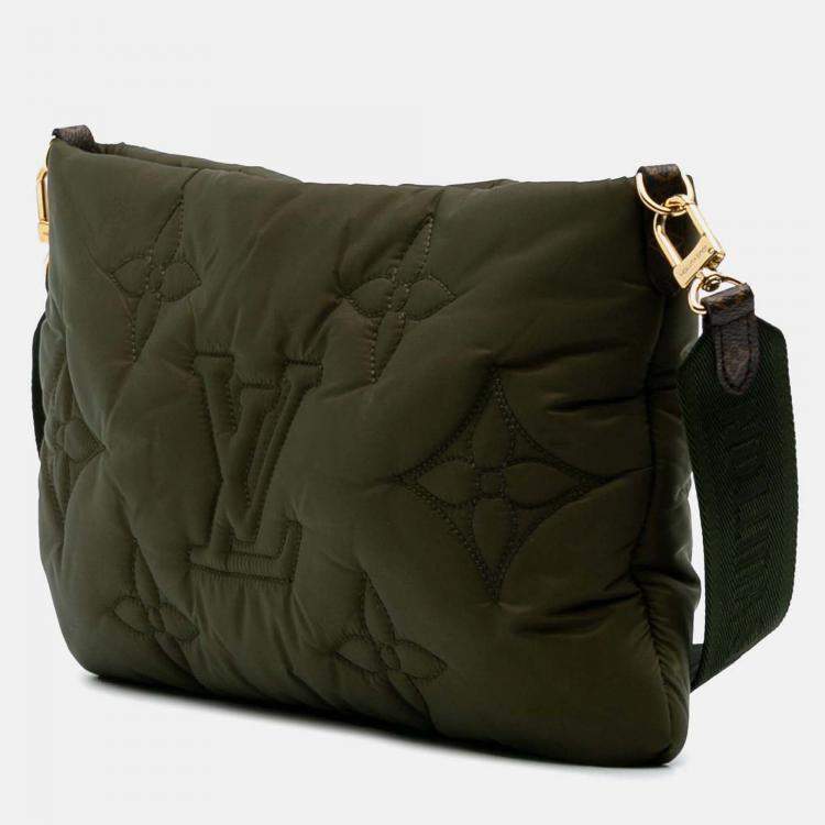 Pre Owned Louis Vuitton Green Monogram Pillow Econyl Multi Pochette Accessoires