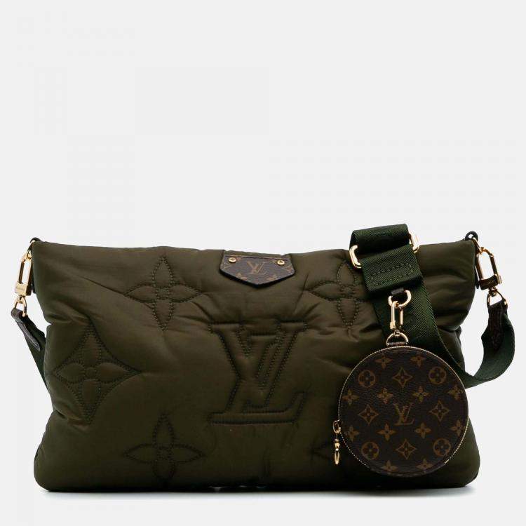 Pre Owned Louis Vuitton Green Monogram Pillow Econyl Multi Pochette Accessoires