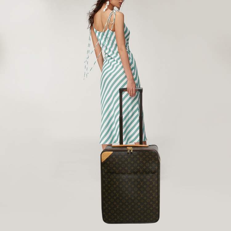 Pre Owned Louis Vuitton Monogram Canvas Pegase 50 Business Luggage