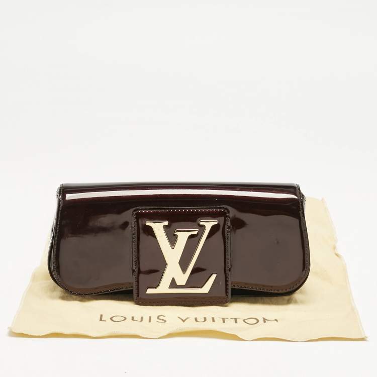 Pre Owned Louis Vuitton Amarante Vernis Sobe Clutch