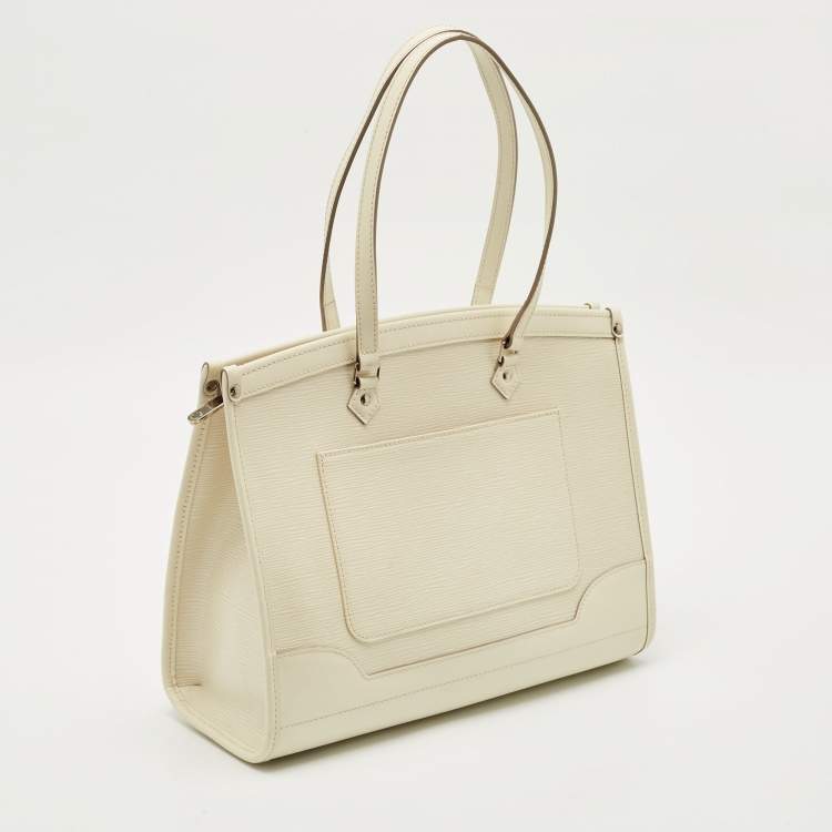 Pre Owned Louis Vuitton Ivorie Epi Leather Madeleine GM Bag