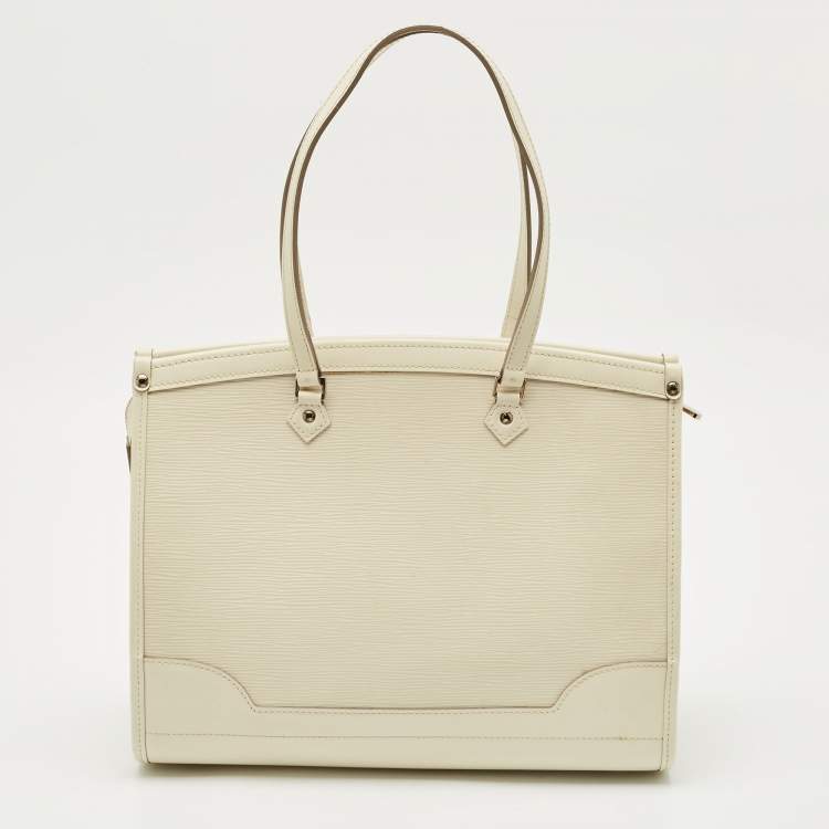 Pre Owned Louis Vuitton Ivorie Epi Leather Madeleine GM Bag