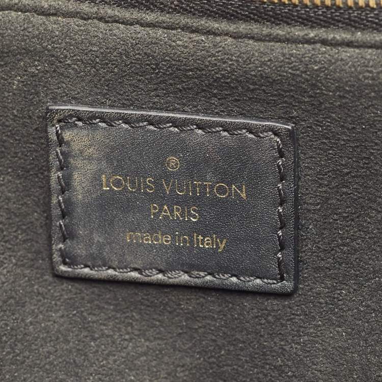 Pre Owned Louis Vuitton Black Damier Ebene Canvas Vavin PM Bag