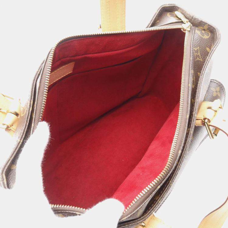 Pre Owned Louis Vuitton Multipli Cite Brown Monogram Canvas Tote Bag