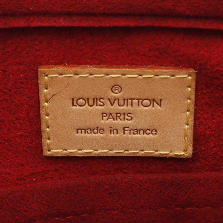 Pre Owned Louis Vuitton Vivacite GM Brown Monogram Canvas Shoulder Bag