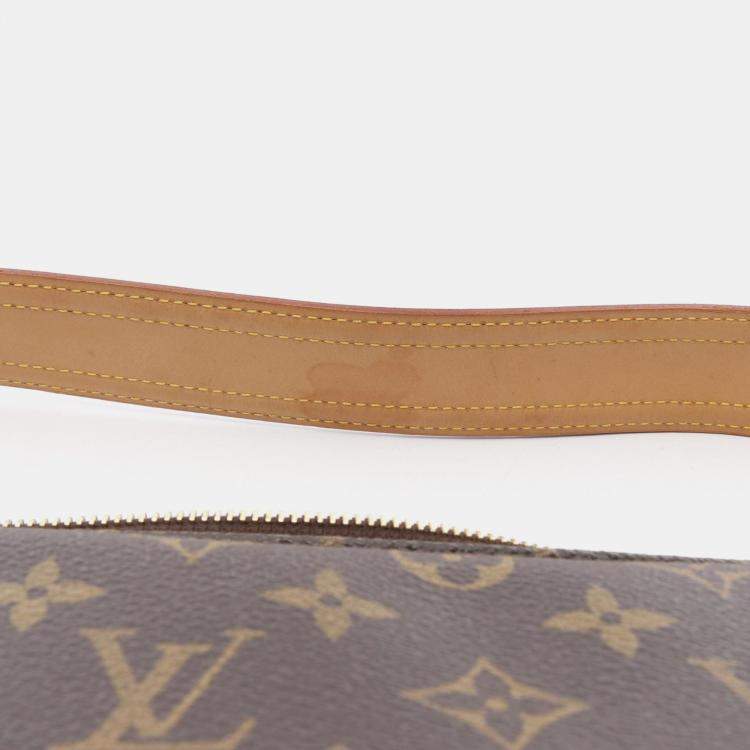 Pre Owned Louis Vuitton Vivacite GM Brown Monogram Canvas Shoulder Bag