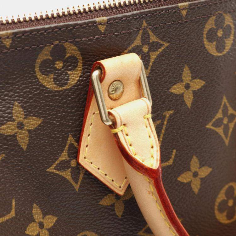 Pre Owned Louis Vuitton Speedy 30 Brown Monogram Canvas Top Handle Bag
