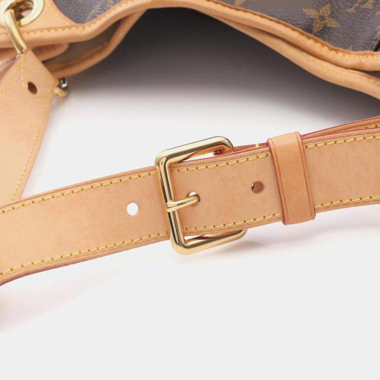 Pre Owned Louis Vuitton Galleria PM Brown Monogram Canvas Shoulder Bag