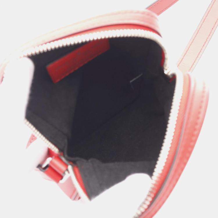 Pre Owned Louis Vuitton Danube PPM Red/White Epi Leather Shoulder Bag