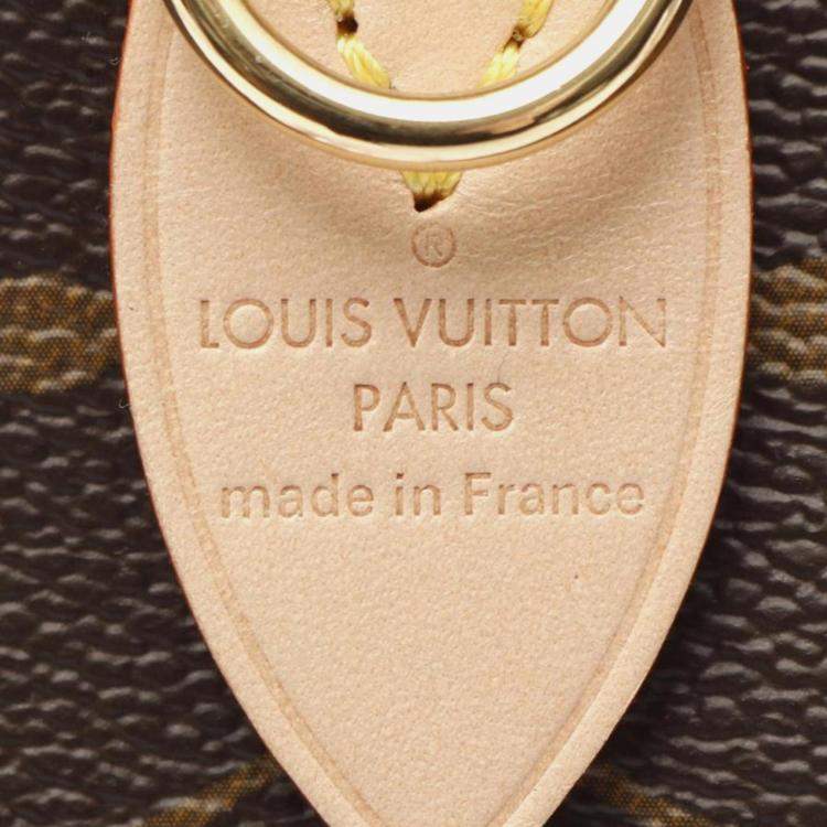 Pre Owned Louis Vuitton Speedy Bandouliere 20 Beige Monogram Canvas Top Handle Bag