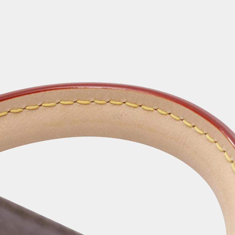 Pre Owned Louis Vuitton Speedy Bandouliere 20 Beige Monogram Canvas Top Handle Bag