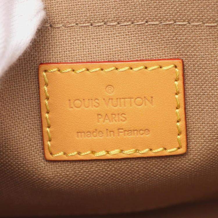 Pre Owned Louis Vuitton Speedy Bandouliere 20 Beige Monogram Canvas Top Handle Bag