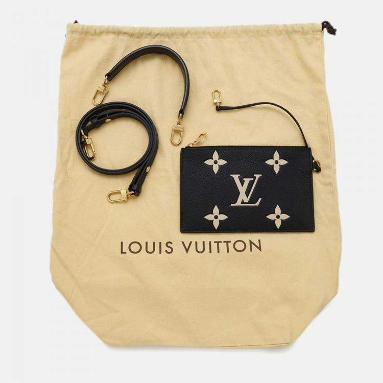 Pre Owned Louis Vuitton Neonoe MM Black Bicolor Monogram Empreinte Shoulder Bag