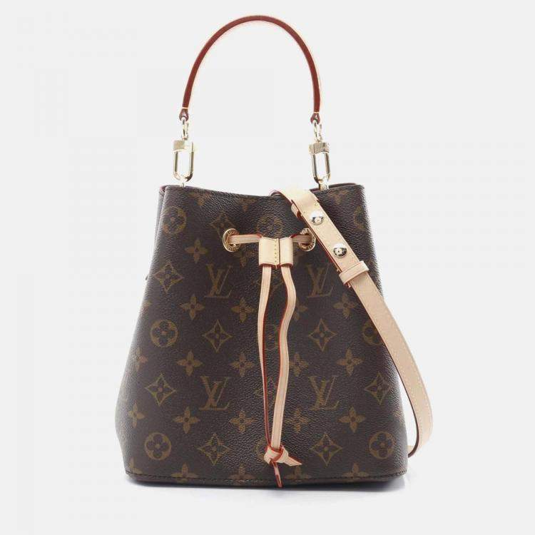 مملوكة مسبقًا Louis Vuitton Neonoe BB Brown Coated Canvas Leather Shoulder Bag