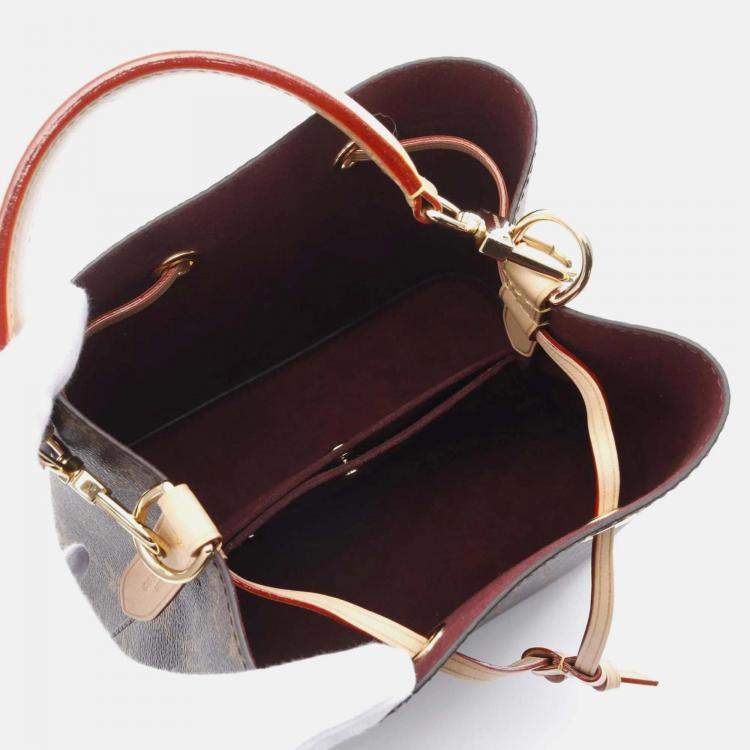 مملوكة مسبقًا Louis Vuitton Neonoe BB Brown Coated Canvas Leather Shoulder Bag