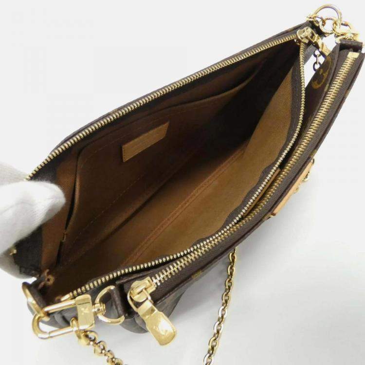 Pre Owned Louis Vuitton Multi Pochette Accessoires Monogram Shoulder Bag