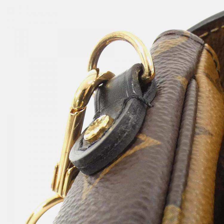 Pre Owned Louis Vuitton Pochette Metis MM Monogram Reverse Shoulder Bag