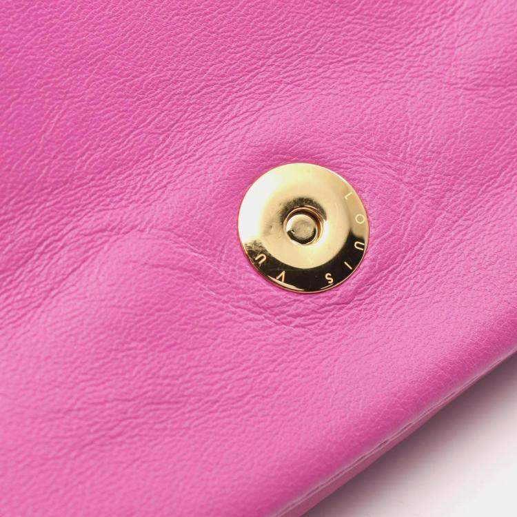 Pre Owned Louis Vuitton Coussin Pink Leather Shoulder Bag