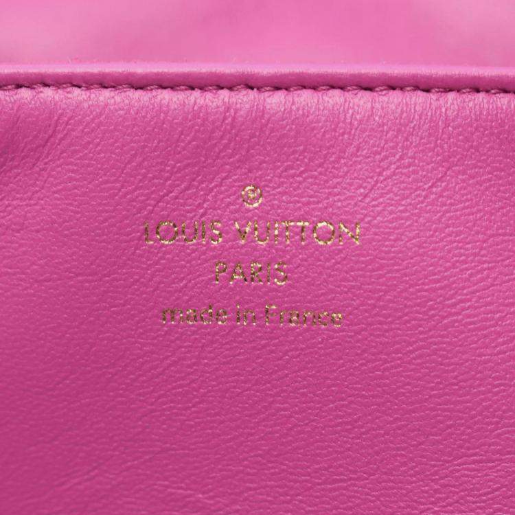 Pre Owned Louis Vuitton Coussin Pink Leather Shoulder Bag