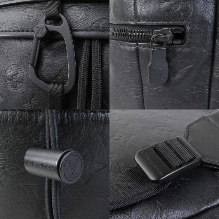 Pre Owned Louis Vuitton Discovery Black Monogram Shadow Backpack