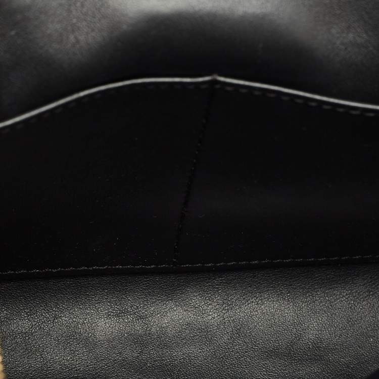 Pre Owned Louis Vuitton Black Leather City Streamer Pochette