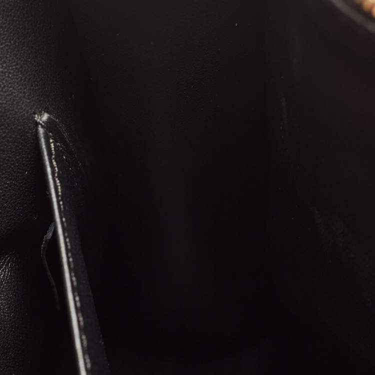 Pre Owned Louis Vuitton Black Leather City Streamer Pochette