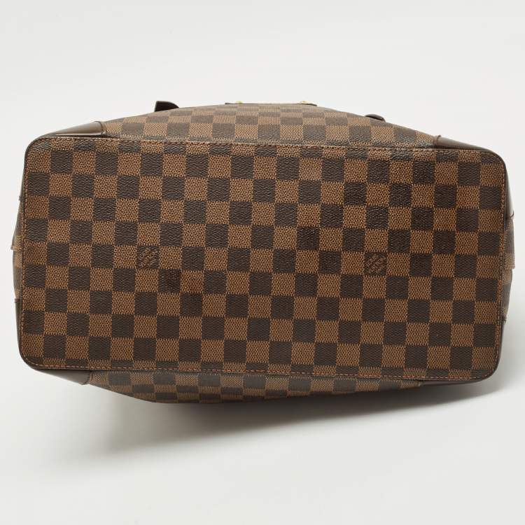 Pre Owned Louis Vuitton Damier Ebene Canvas Hampstead MM Bag