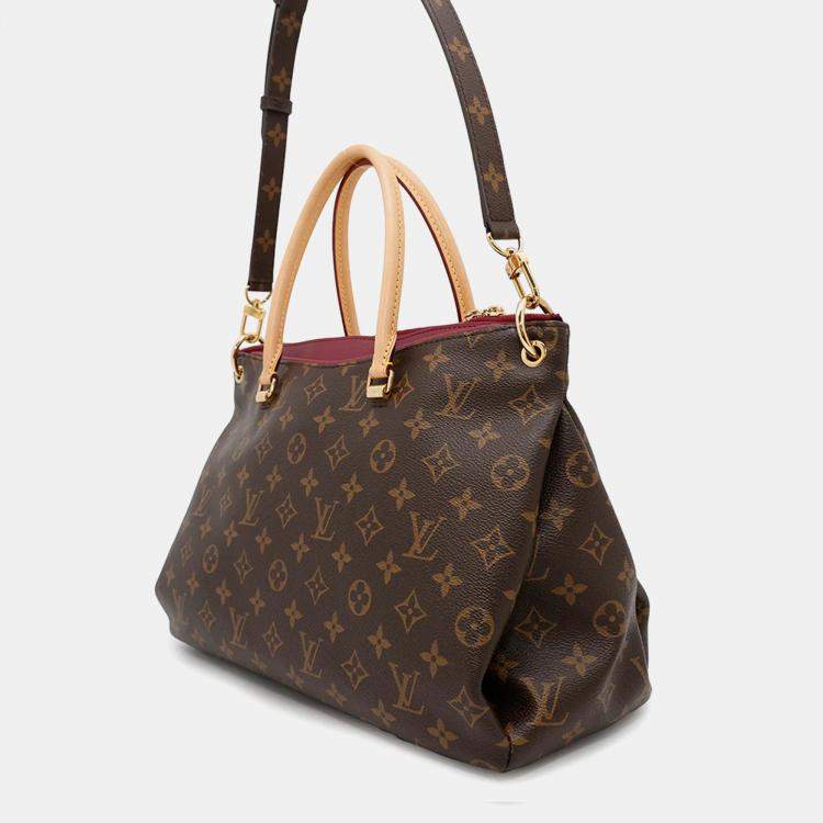 Pre Owned  Louis Vuitton Pallas Aurore Monogram Satchel Bag