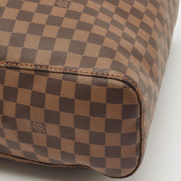 Pre Owned Louis Vuitton Damier Ebene Canvas Portobello GM Bag