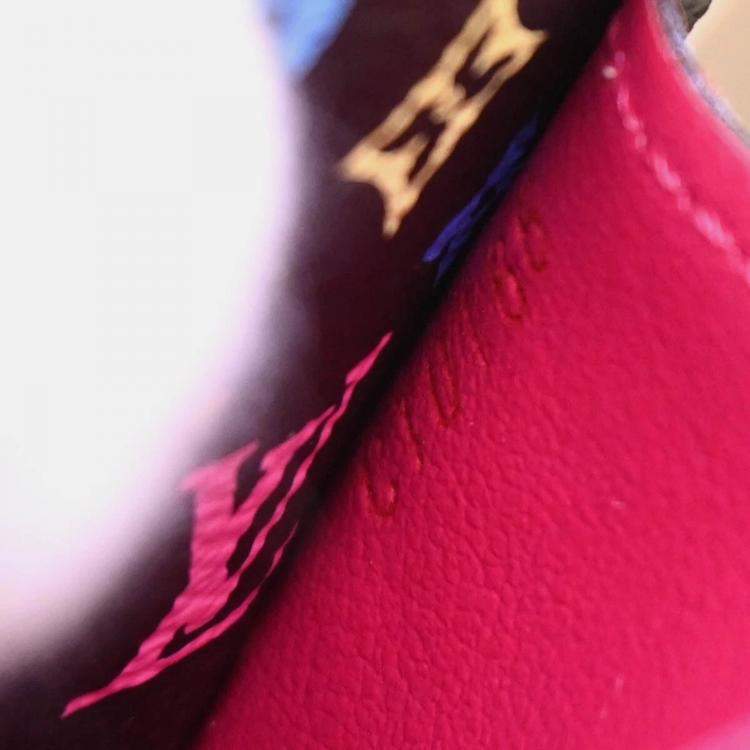 Pre Owned Louis Vuitton Portefeuille Sarah Multicolor Canvas Wallet