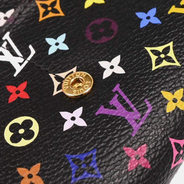 Pre Owned Louis Vuitton Portefeuille Sarah Multicolor Canvas Wallet