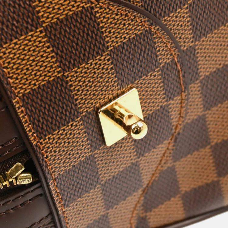 مملوكة مسبقًا Louis Vuitton Duomo Brown Damier Ebene Canvas Top Handle Bag