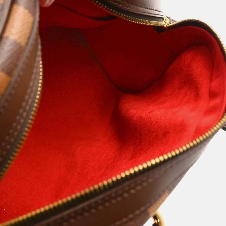 مملوكة مسبقًا Louis Vuitton Duomo Brown Damier Ebene Canvas Top Handle Bag
