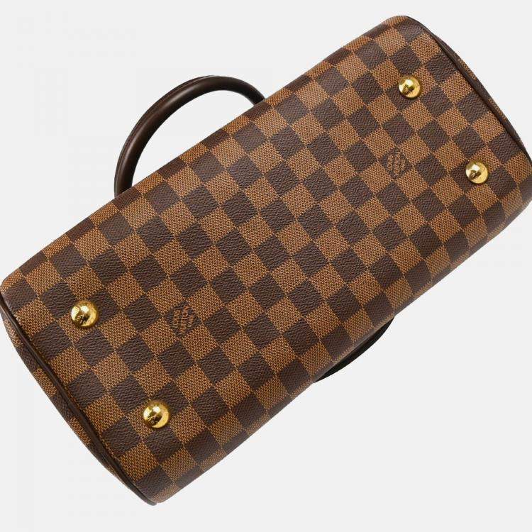مملوكة مسبقًا Louis Vuitton Duomo Brown Damier Ebene Canvas Top Handle Bag