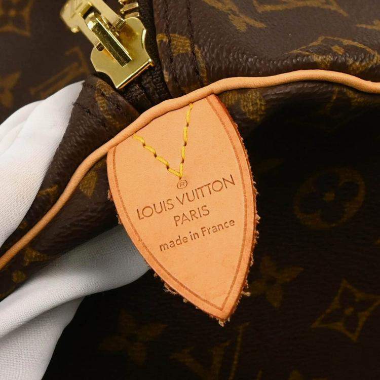 مملوكة مسبقًا Louis Vuitton Keepall 55 Brown Monogram Canvas Travel Bag