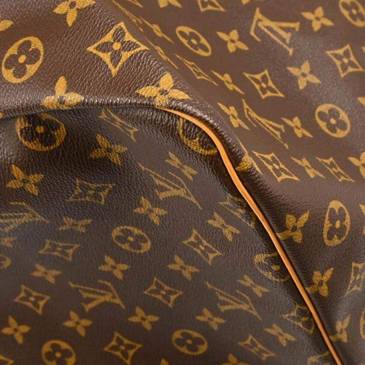 Pre Owned Louis Vuitton Keepall 60 Brown Monogram Canvas Travel Bag