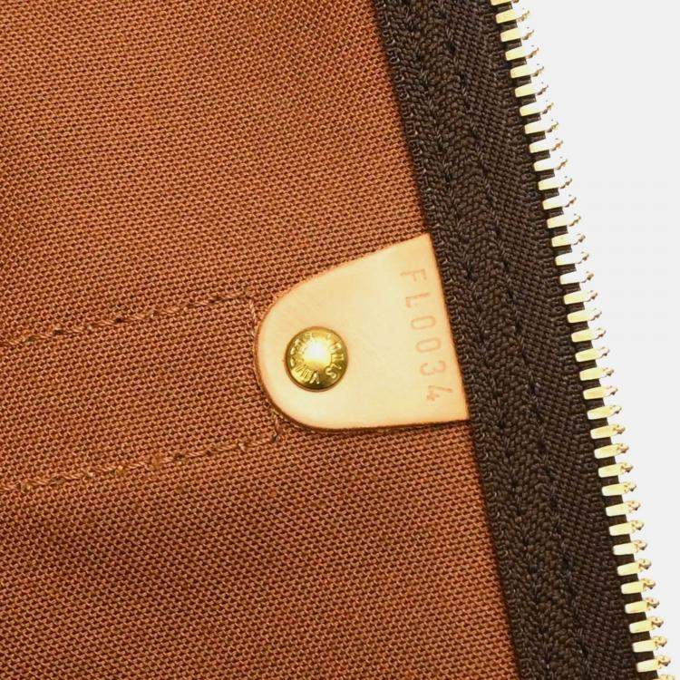 Pre Owned Louis Vuitton Keepall 50 Brown Damier Travel Bag