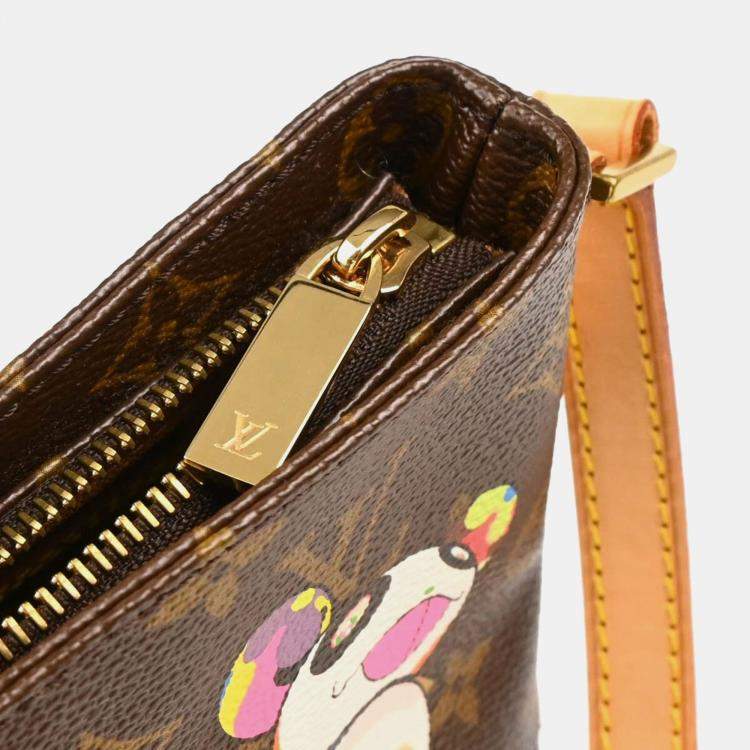 Pre Owned Louis Vuitton Panda Trotteur Takashi Murakami Monogram Shoulder Bag