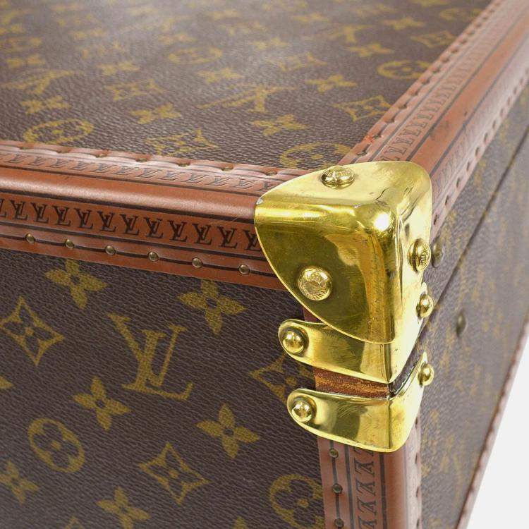 Pre Owned Louis Vuitton Monogram Bisten 70 Trunk Luggage Suitcase