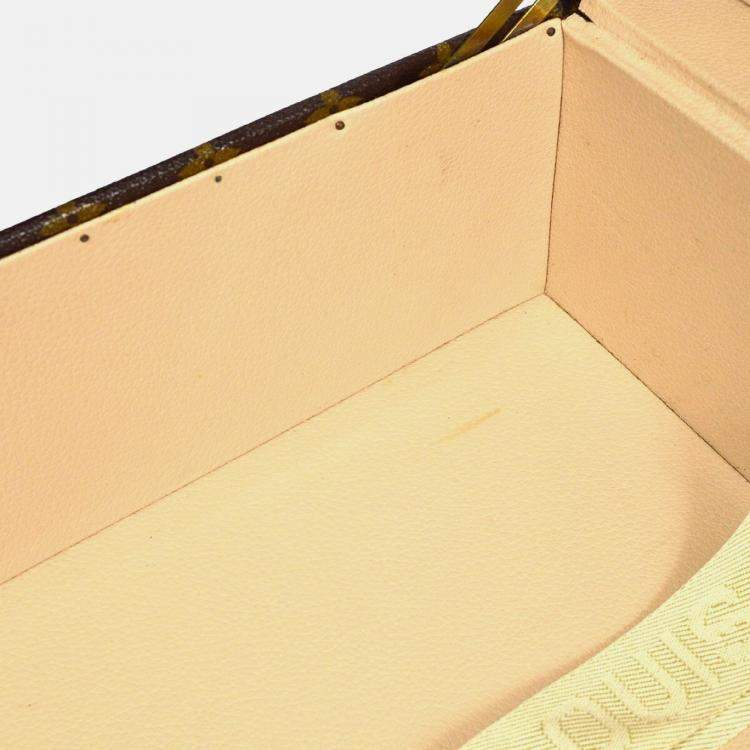 Pre Owned Louis Vuitton Monogram Bisten 70 Trunk Luggage Suitcase