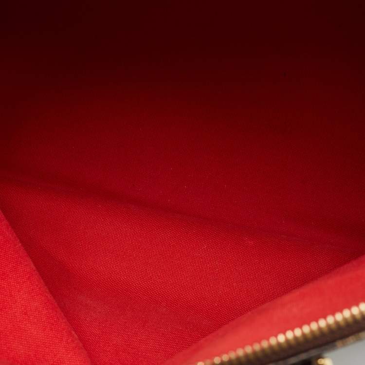 Pre Owned Louis Vuitton Damier Ebene Canvas Alma MM Bag