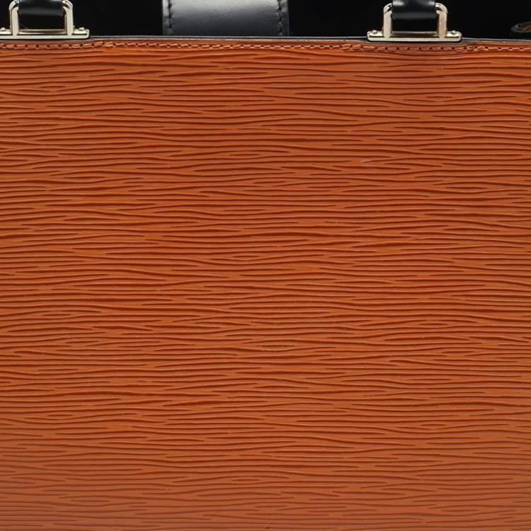 Pre Owned Louis Vuitton Cipango Gold Epi Leather Kleber MM Bag