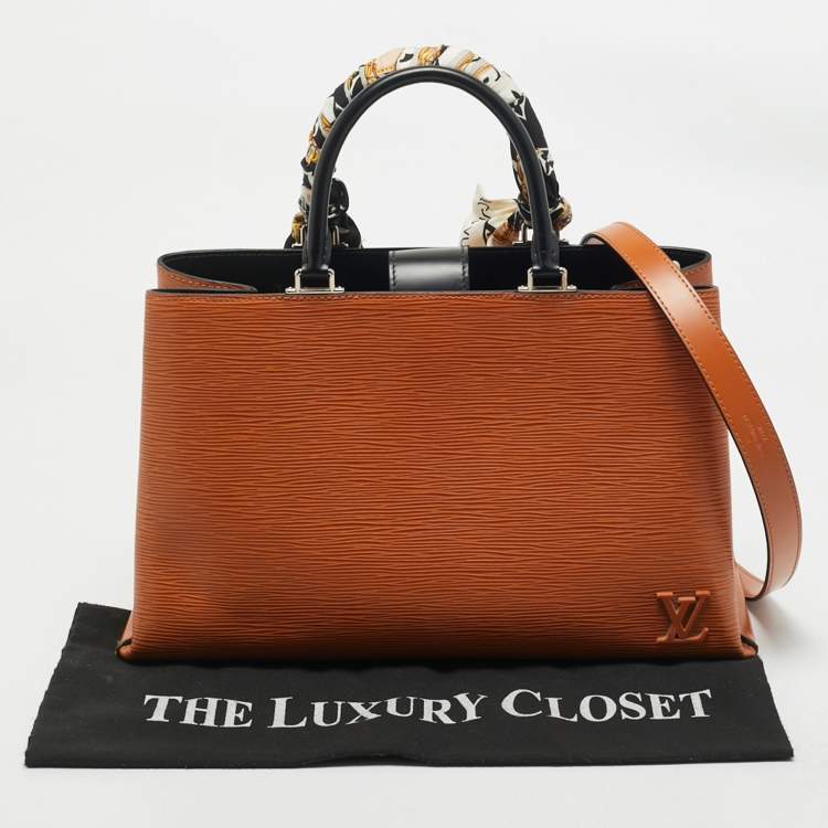 Pre Owned Louis Vuitton Cipango Gold Epi Leather Kleber MM Bag