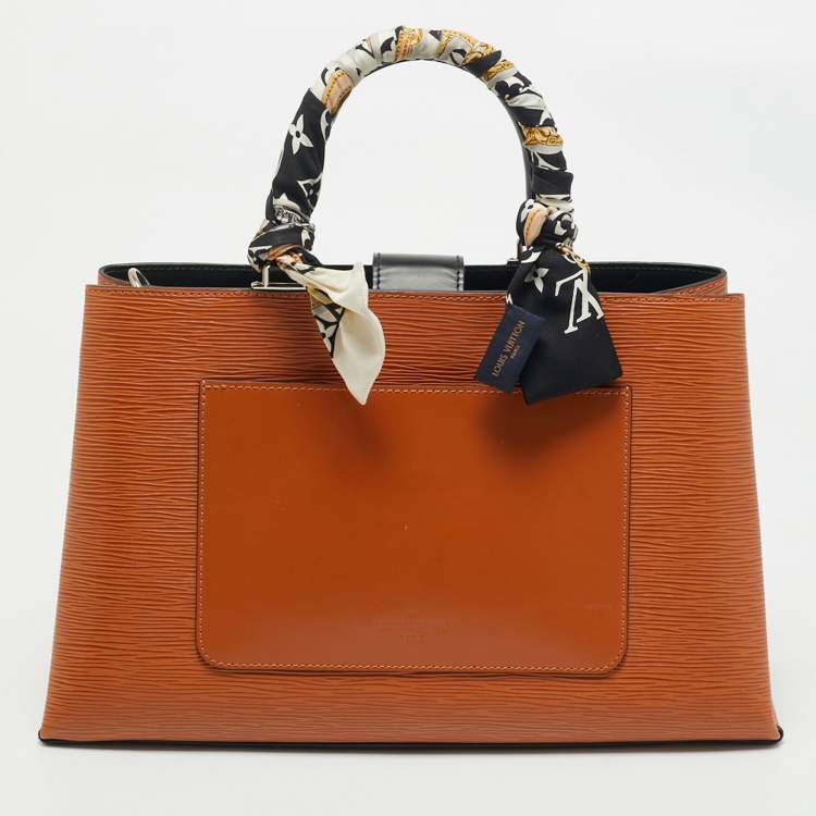 Pre Owned Louis Vuitton Cipango Gold Epi Leather Kleber MM Bag