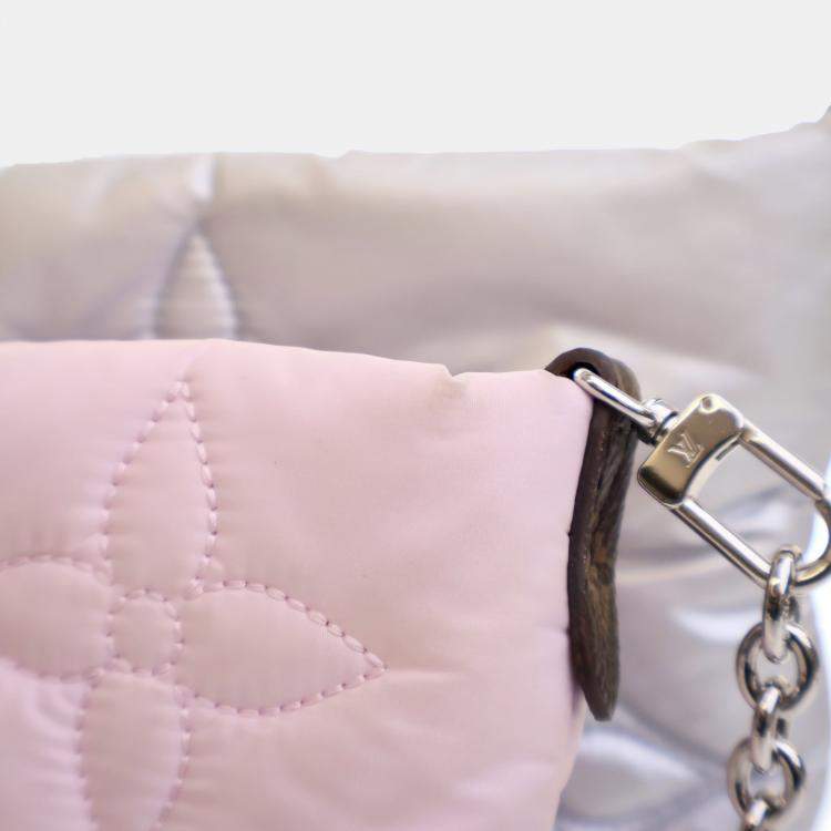 Pre Owned Louis Vuitton Pillow Multi Pochette Accessoires Pink/Silver Econyl Nylon Crossbody Bag