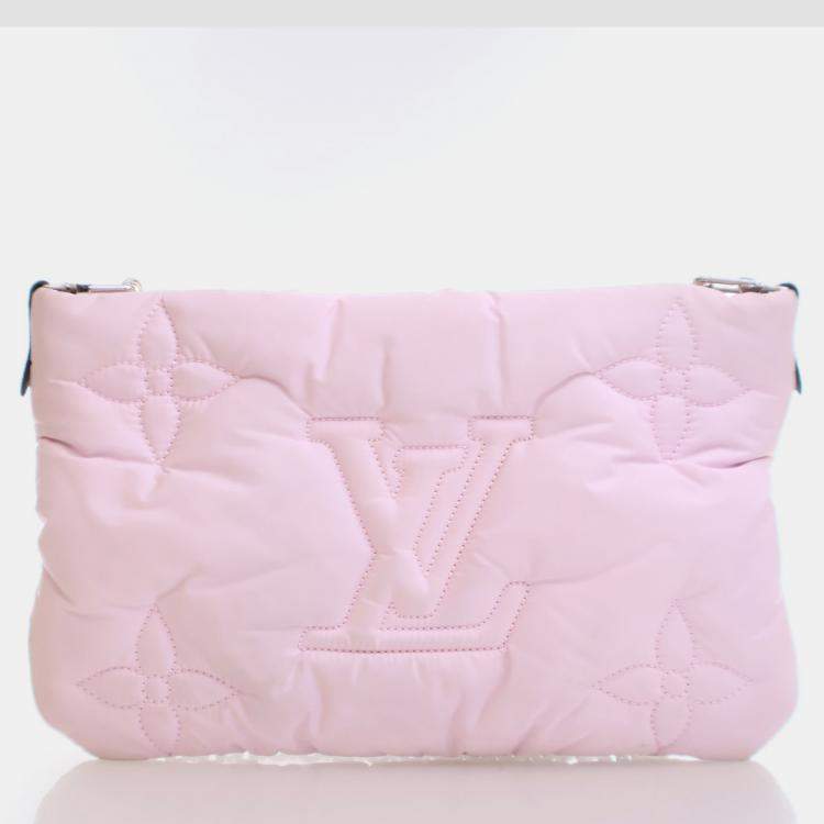 Pre Owned Louis Vuitton Pillow Multi Pochette Accessoires Pink/Silver Econyl Nylon Crossbody Bag