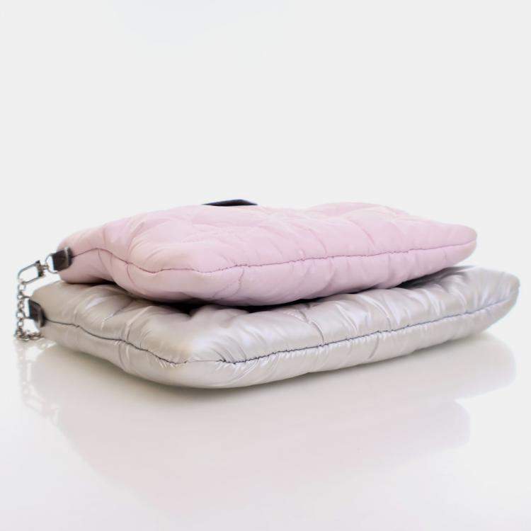 Pre Owned Louis Vuitton Pillow Multi Pochette Accessoires Pink/Silver Econyl Nylon Crossbody Bag