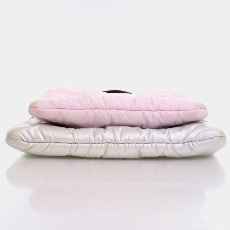 Pre Owned Louis Vuitton Pillow Multi Pochette Accessoires Pink/Silver Econyl Nylon Crossbody Bag